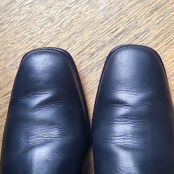 Women's COLE HAAN BLack Leather Ankle Boots - Picture 5 of 7